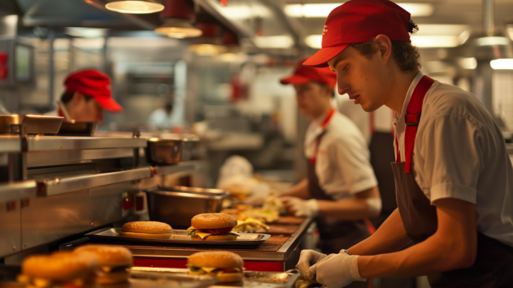 linha de produção Mcdonalds e a fome de poder